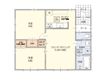 19坪平屋プラン 1000万円以下の平屋 はなまるハウス