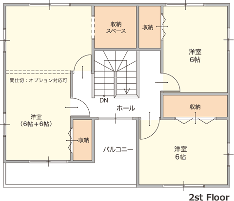 35坪プラン 家事動線の良い一戸建てプラン はなまるハウス